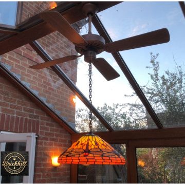 Tiffany dragonfly ceiling fan