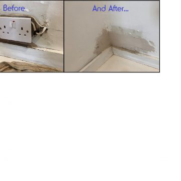 Fixing a badly installed double socket